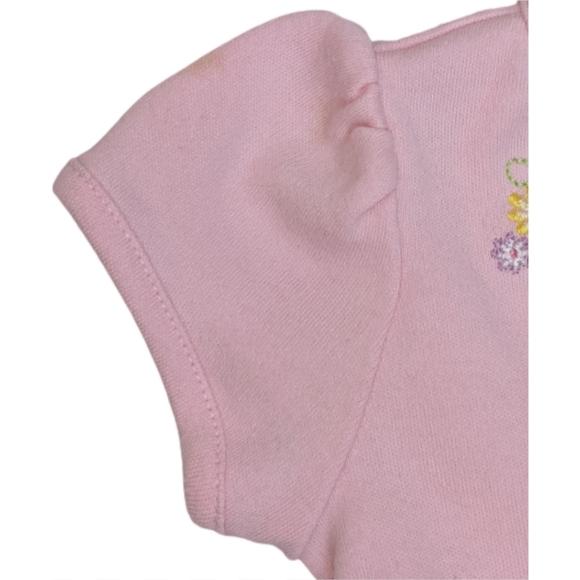 Youngland Girls Gingham Tiered Floral Dress Size 4 - Picture 4 of 5